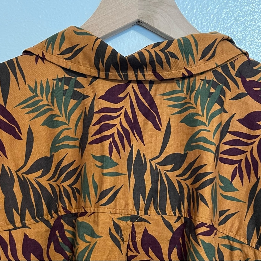 Duluth - Printmaker Lightweight Short Sleeve Leaf Plant Popover Shirt - XXL - Picture 7 of 9
